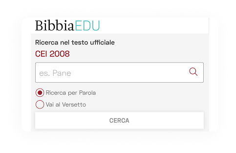 Ricerca Versetti di Bibbia Edu